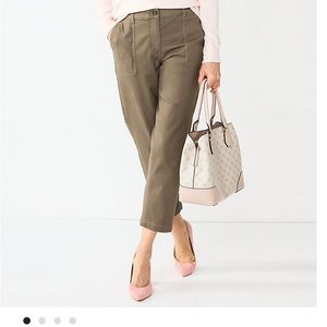 Croft & Barrow, utility pants, size 10